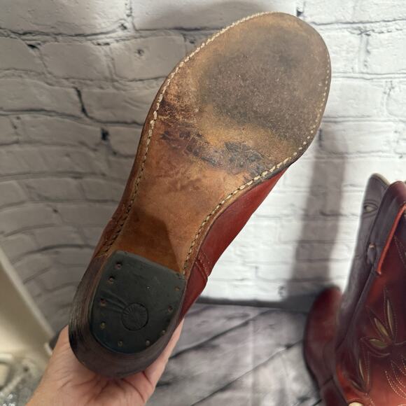 Dingo Brown Leather Ankle Boots - Picture 13 of 15